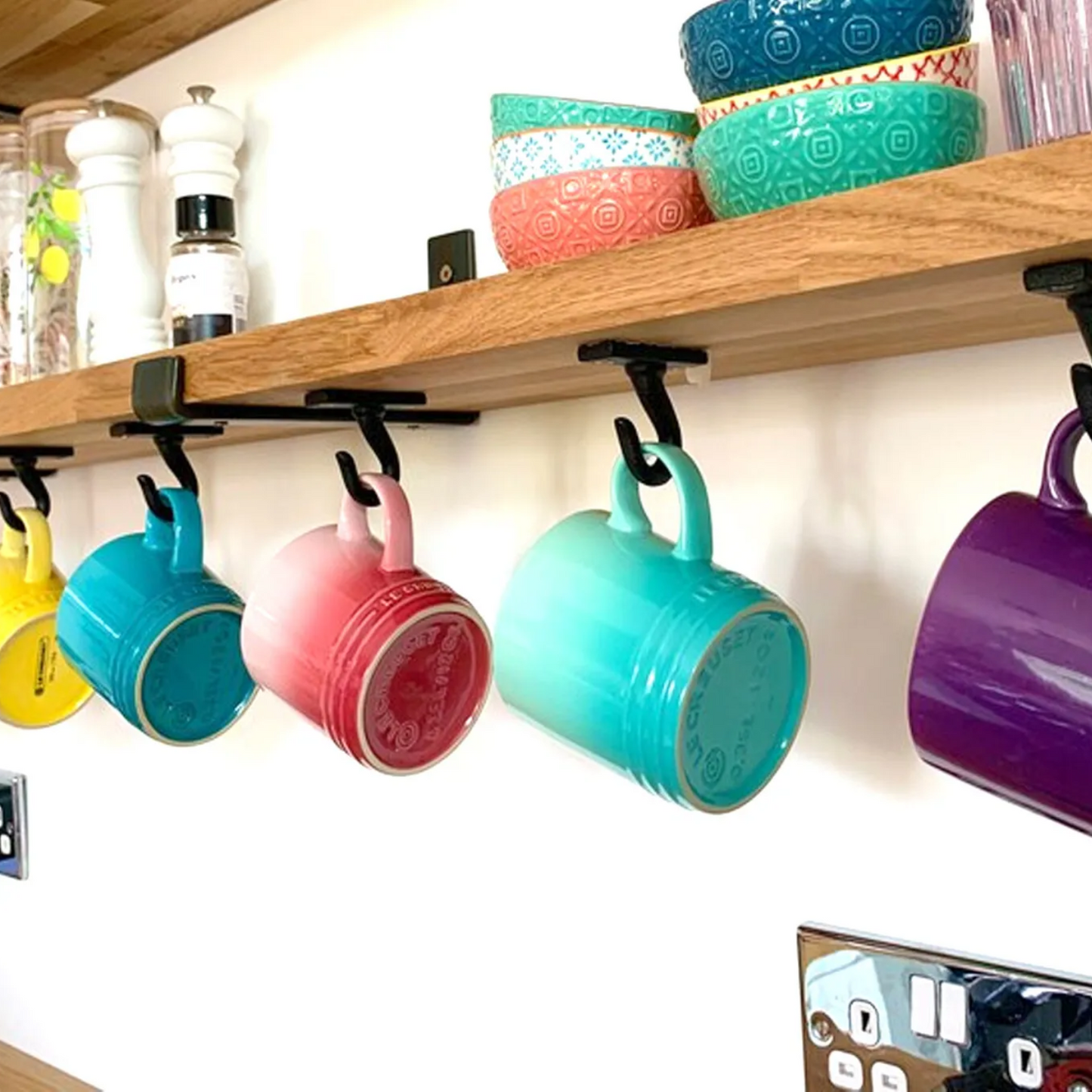 Pack of x10 Iron Cup Hooks