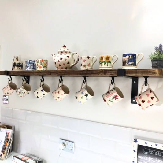 Pack of x7 Iron Cup Hooks