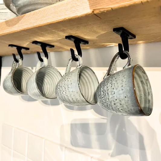 Pack of x4 Iron Cup Hooks