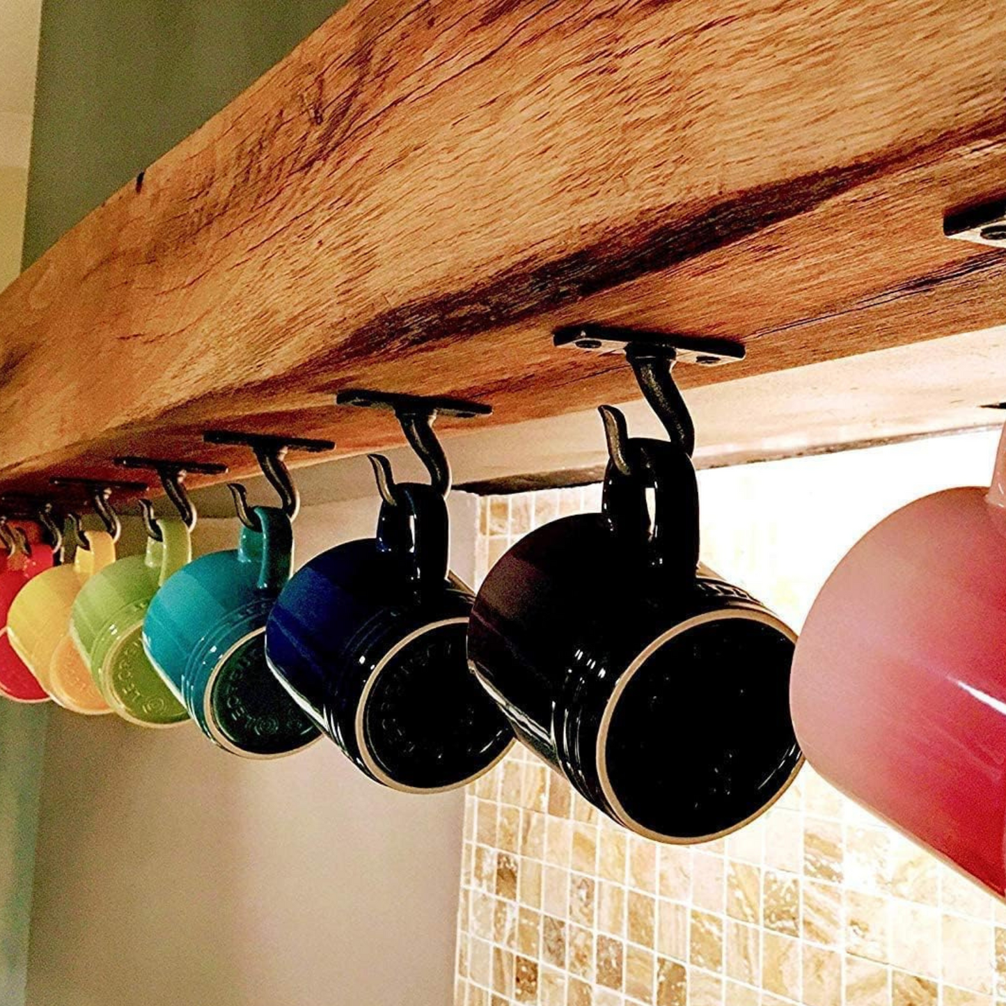 Pack of x7 Iron Cup Hooks