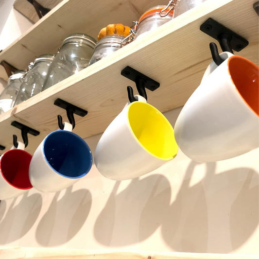 Pack of x8 Iron Cup Hooks