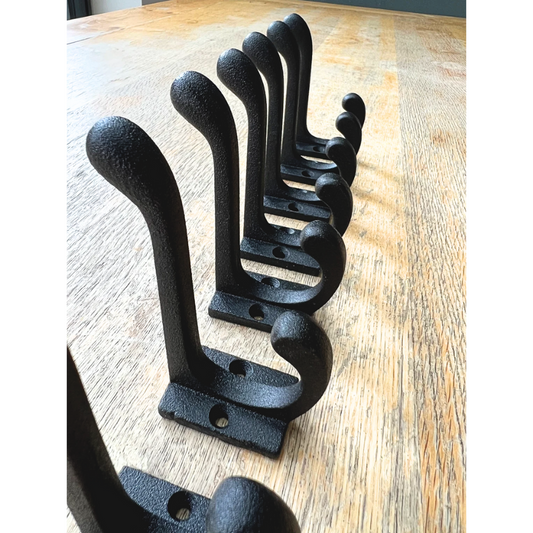 Handmade Coat Hooks x6