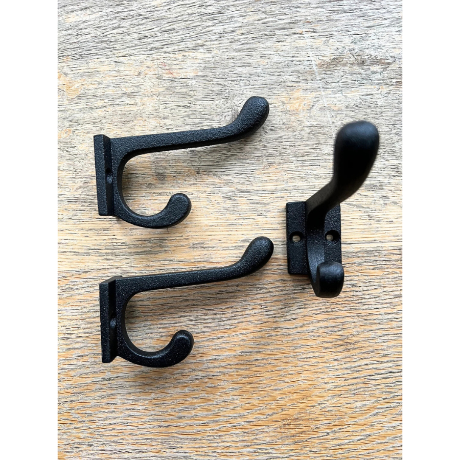 Handgefertigte Kleiderhaken x3