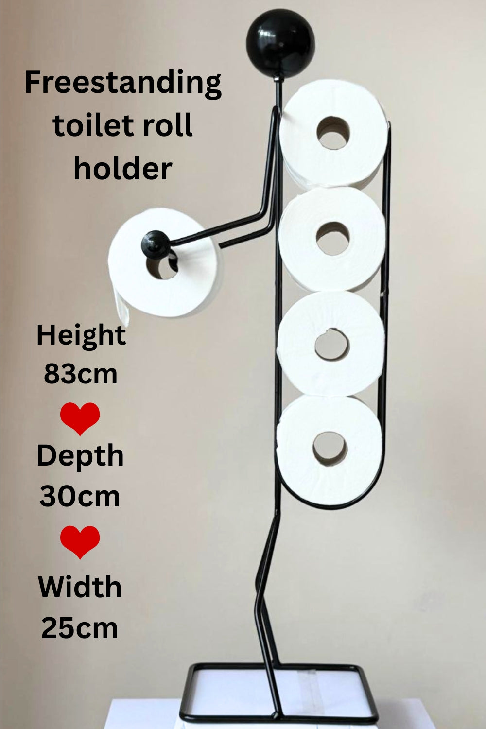Gentle Bathroom Helper For Kids With Toilet Anxiety | Meet Boris! The freestanding bogroll toilet roll holder.